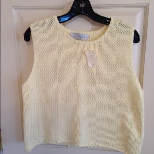 Sleeveless sweater